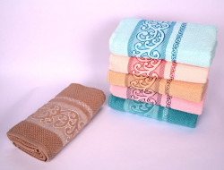 Набор полотенец махровых хлопковых KARVEN H5003 ESSEN 50х90 (6шт)