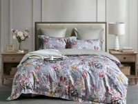 Постельное белье фланелевое из тенсела ASABELLA Буйство красок 50х70 (2шт), 70х70 (2шт) евро