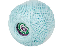 Пряжа СПБ ИРИС №3002 бледная морская волна 100% мерсеризованный хлопок 20 шт х 25 гр, 150 м