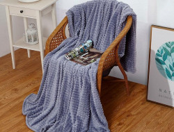 Плед из велсофта АЛЬВИТЕК SOFT PLUSH CARRE 007-SP 150х200