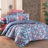Постельное белье из поплина SAREV FANCY N193 ENOLA V3-MAVI 50х70 (1шт) 1,5-спальное