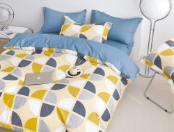 Постельное белье двухстороннее из твил-сатина SAILID BP-127-3 евро