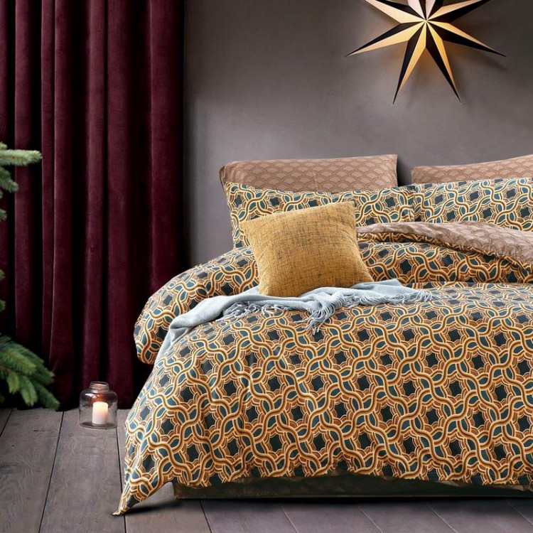 Постельное белье из микросатина TANGO DREAM FLY DF-294 50х70 (1шт), 70х70 (1шт) 1,5-спальное