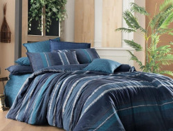 Постельное белье из поплина SAREV FANCY N226 JACK V1-MAVI 50х70 (2шт) евро