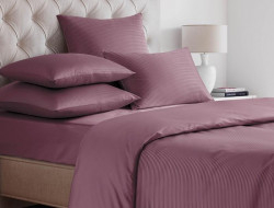 Пододеяльник из страйп-сатина SAILID ST-8-210х230 божоле 210х230