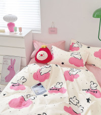 Постельное белье из твил-сатина TANGO cute bunny 70х70 (2шт) 1,5-спальное