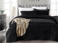 Покрывало с наволочками тонкое велюровое TANGO ROXETTE ROX-03 240х260