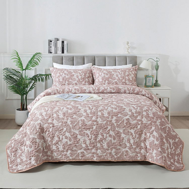 Покрывало с наволочками тонкое гобеленовое TANGO FLORENCE BG-02 220х240