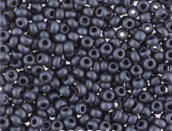 Бисер PRECIOSA (Чехия) круглый 6 10/0 2.3 мм 500 гр 28928/1 (Ф446) темно-сливовый матовый