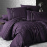 Постельное белье из сатина де люкс KARVEN N044 STRIPE STYLE PURPLE 50х70 (2шт), 70х70 (2шт) евро