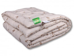 Одеяло стеганое АЛЬВИТЕК ОВЕЧЬЯ ШЕРСТЬ СТАНДАРТ 140х205 всесезонное