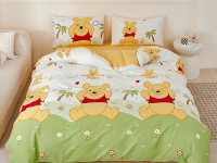 Постельное белье из сатина TANGO винни 50х70 (2шт) 1,5-спальное
