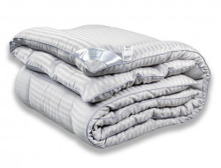 Одеяло стеганое АЛЬВИТЕК SILKY DREAM ОМСВ-20 жемчужно-серое 172x205 всесезонное