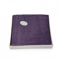 Плед из хлопка махровый KARVEN P956 ADA V12 фиолетовый 160х220