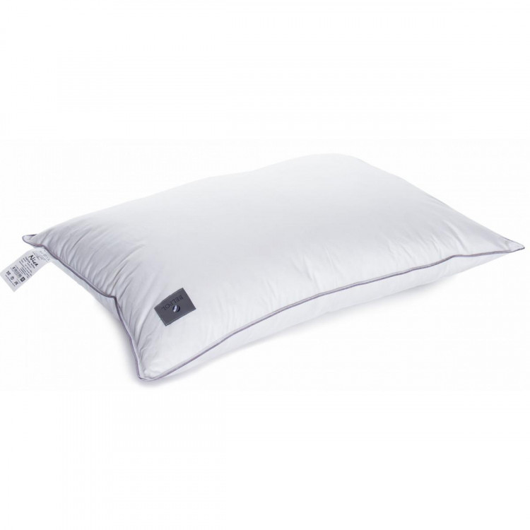 Подушка из серого гусиного пуха и силиконизированного волокна BELPOL NICE 50х70 средняя