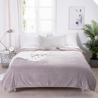 Плед однотонный из микрофибры TANGO SPIGA SP-05 серый 200х220