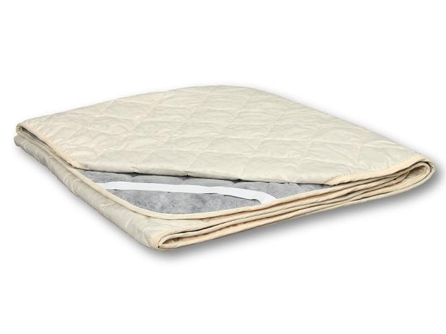 Наматрасник стеганый АЛЬВИТЕК ОВЕЧЬЯ ШЕРСТЬ МИКРОФИБРА 70х200