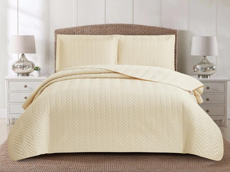 Покрывало тонкое из микрофибры TANGO AMZ MARRAKECH кремовое 215х240