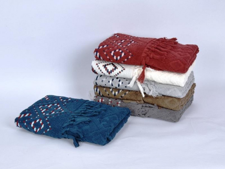 Набор полотенец махровых хлопковых KARVEN H1979 SELCUKLU 50х90 (6шт)