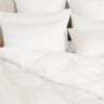 Постельное белье из тенсела с простыней на резинке 180х200 GERMAN GRASS Arctic White Brilliant Grass семейное