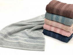 Набор полотенец махровых хлопковых KARVEN H5106 VERSACE GREK 50х90 (6шт)