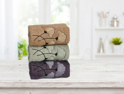 Набор кухонных полотенец махровых хлопковых KARVEN HM728 MABED CICEGI V2 30х50 (3шт)