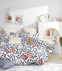 Постельное белье двухстороннее из твила TANGO TPIG-1621 50х70 (1шт), 70х70 (1шт) 1,5-спальное