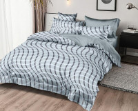 Постельное белье из печатного твил-сатина SAILID BR-7-4 семейное