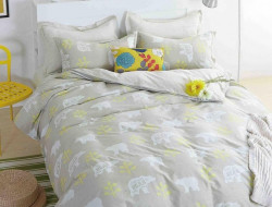 Постельное белье двухстороннее из твил-сатина SAILID BP-66-3 евро