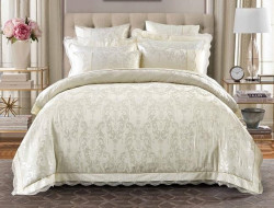 Постельное белье из жаккарда ASABELLA 191-4L 50х70 (2шт) супер-евро