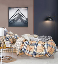 Постельное белье из твил-сатина в ПВХ TANGO барбарис 50х70 (2шт) евро