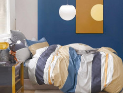 Постельное белье двухстороннее из твил-сатина SAILID BP-129-3 евро