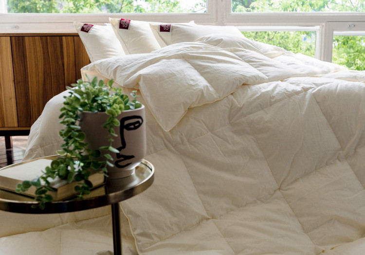 Одеяло кассетное GERMAN GRASS ORGANIC DOWN GRASS 240х260 всесезонное