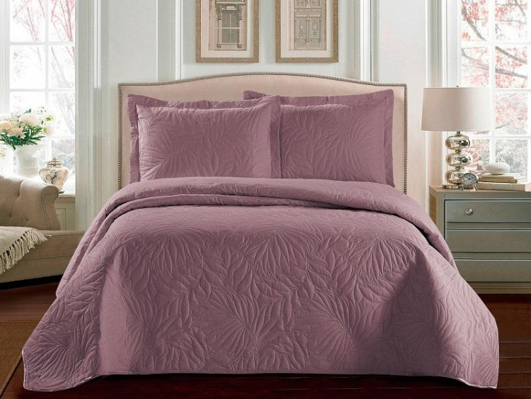 Покрывало тонкое из микрофибры TANGO TRM MARRAKECH баклажан 215х240