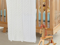 Плед детский из акрила KARVEN D035 V2 кремовый 90х115