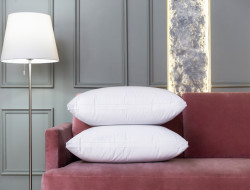 Подушка трехкамерная с бортиком GERMAN GRASS 3D WHITE FAMILIE DOWN упругая 50х68