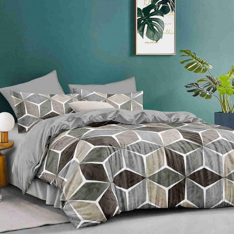 Постельное белье из сатина АЛЬВИТЕК CA-7-737 50х70 (2шт), 70х70 (2шт) семейное