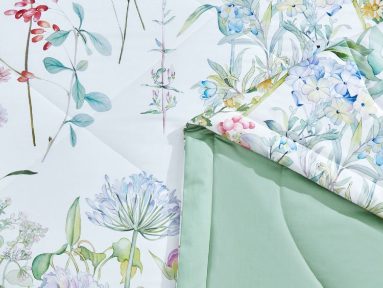 Постельное белье с летним одеялом из египетского хлопка Premium ASABELLA 1380-OSP 50х70 (2шт) семейное