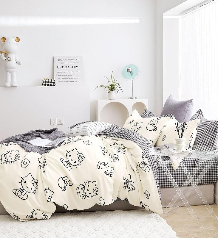 Постельное белье двухстороннее из твила TANGO TPIG-1683 50х70 (2шт), 70х70 (2шт) евро