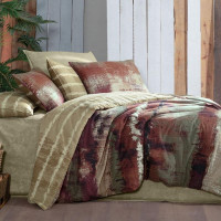 Постельное белье из фланели SAREV MONDRIAN BEJ 1,5-спальное