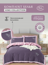 Постельное белье из сатина DIVA AFRODITA KING COLLECTION CS09 50х70 (2шт) евро