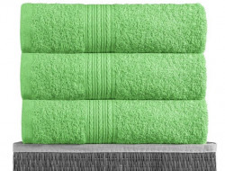 Полотенце махровое BAYRAMALY салатовое 40х70