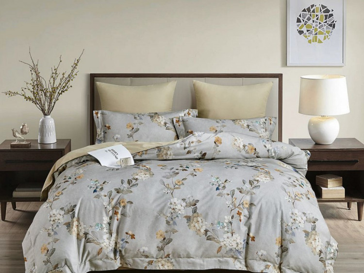 Постельное белье из фланели ASABELLA Единение 50х70 (2шт) и 70х70 (2шт) евро