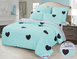 Постельное белье из микросатина с одеялом TANGO DE VERANO Y-06 50х70 (2шт) евро