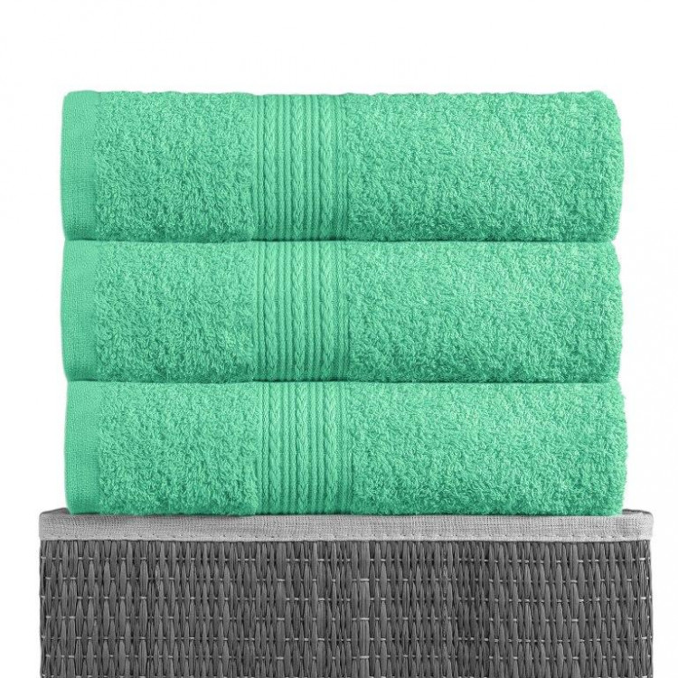 Полотенце махровое BAYRAMALY светло-зеленое 40х70