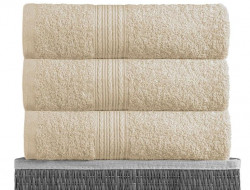 Полотенце махровое BAYRAMALY светло-кремовое 40х70