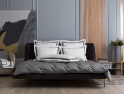 Комплект наволочек из египетского хлопка GERMAN GRASS с широкой отделкой Alpine Graphite Allure Grass 70х70 (2шт)