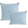 Подушка пуховая Легкие Сны КАМЕЛИЯ голубая 68х68 средняя