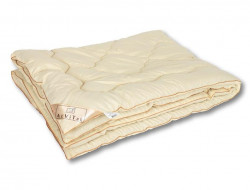 Одеяло стеганое из овечьей шерсти АЛЬВИТЕК МОДЕРАТО-ЭКО 140x205 теплое